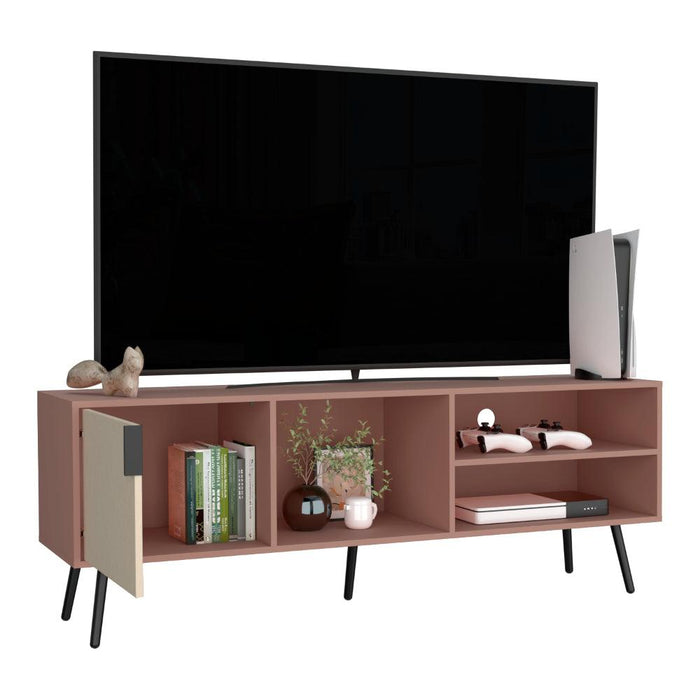 Mesa para TV Vulanno, Arupo y Toquilla, Con Una Puerta Abatible 70"