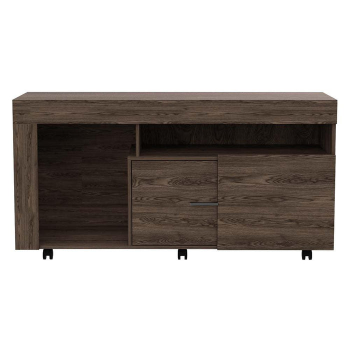 Mesa Para Tv Luk, Avellana, con Espacio Para Televisor de Hasta 60 Pulgadas