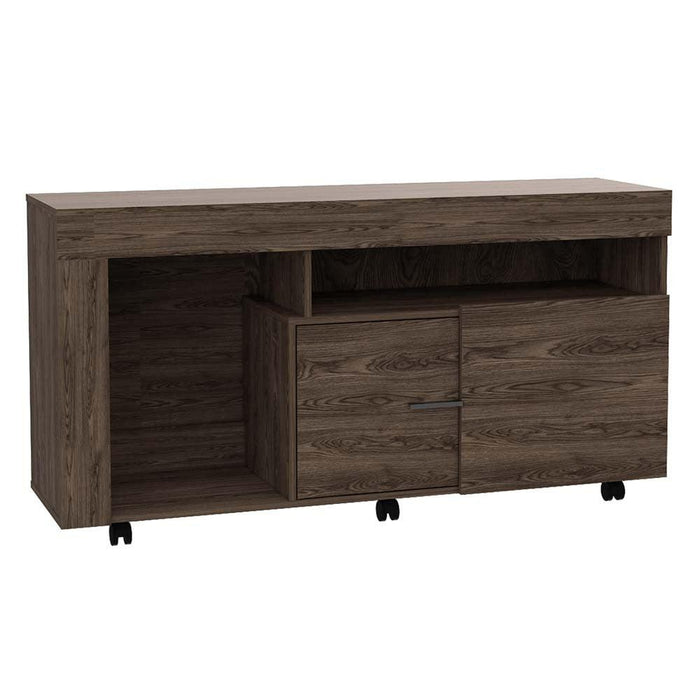 Mesa Para Tv Luk, Avellana, con Espacio Para Televisor de Hasta 60 Pulgadas