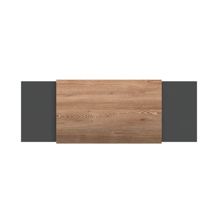 Cabecero Nayea, Plata Oscuro y Miel, Graduable Para Diferentes Camas