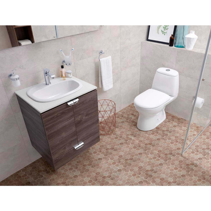 Sanitario ecoclean single blanco marca corona
