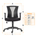 sillaescritorioergonomicanizasslnegromarcabonnoRK522010MPmadecentro5