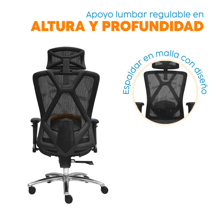 sillaescritorionegroconcabeceroleviplusiimarcabonnoRS241830MPmadecentro5
