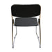 silla interlocutora fija oficina dubai negra cromada oficina escritorio boxbit boxb 3328 mp madecentro