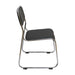 silla interlocutora fija oficina dubai negra cromada oficina escritorio boxbit boxb 3328 mp madecentro