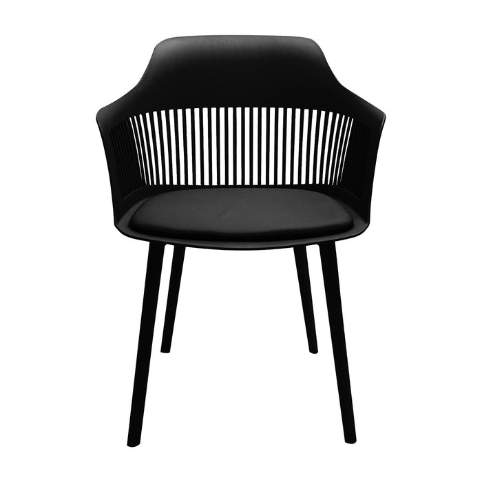 Silla de comedor mena color negro