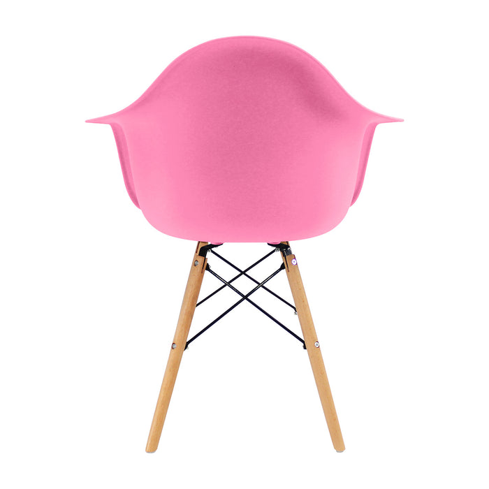 Kit por 2 Silla Eames Brazos Menta color rosado