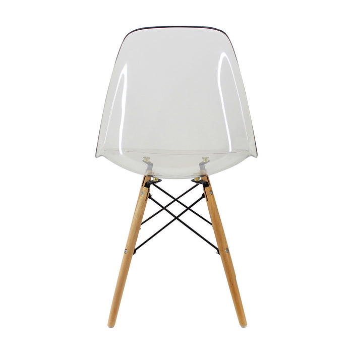 Kit por 2 Silla DKR PC color transparente