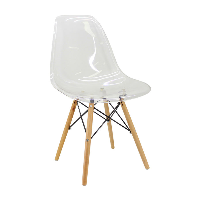 Kit por 2 Silla DKR PC color transparente