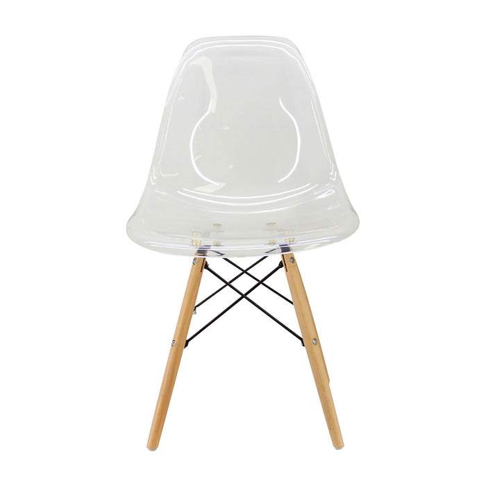 Kit por 2 Silla DKR PC color transparente