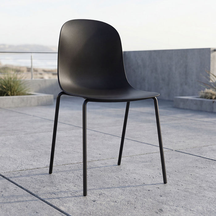 Silla Aiara, Color Negro, diseño moderno