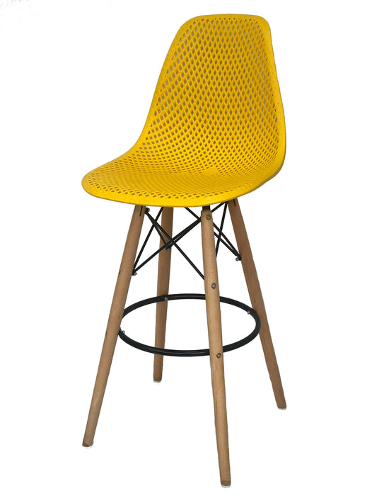 Silla de barra colmeia color amarillo