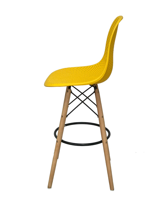 Silla de barra colmeia color amarillo