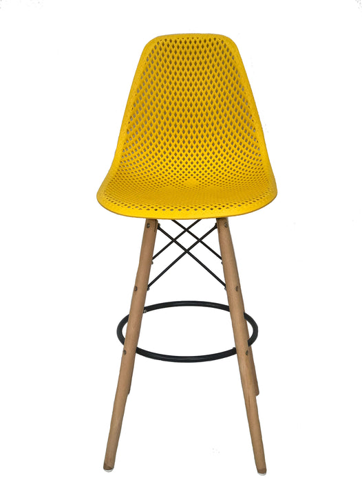 Silla de barra colmeia color amarillo