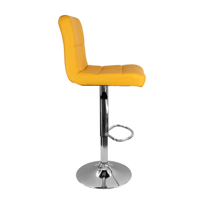 Silla de barra confort color amarillo