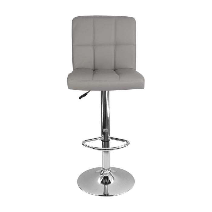 Silla de barra confort color gris