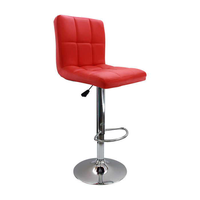 Silla de barra confort color rojo