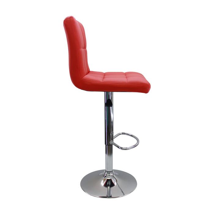 Silla de barra confort color rojo