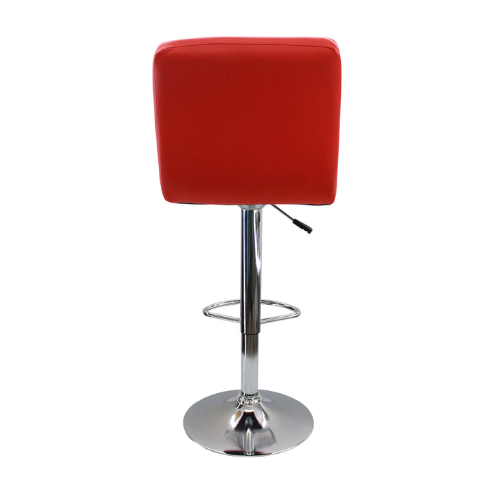 Silla de barra confort color rojo