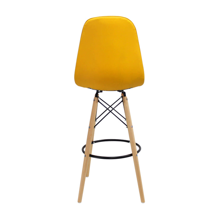 Silla de barra DKR botones color amarillo