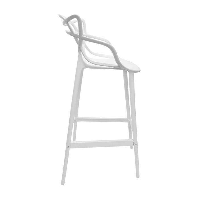 Silla de barra solna color blanco