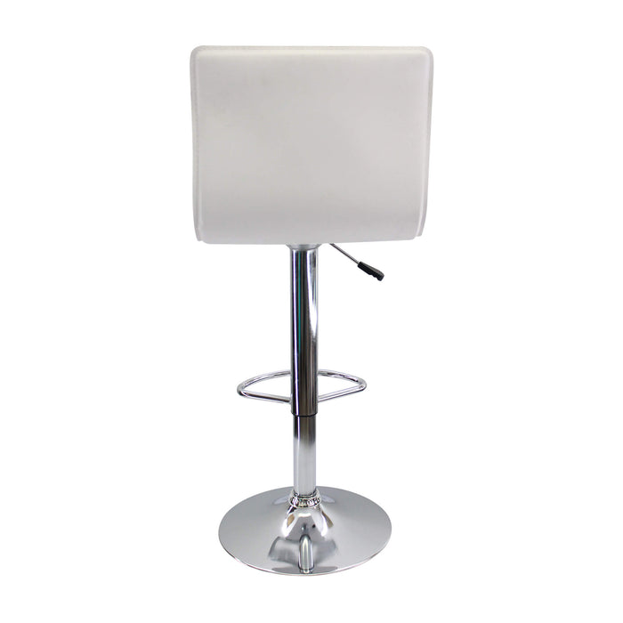 Silla de barra wave alta color blanco