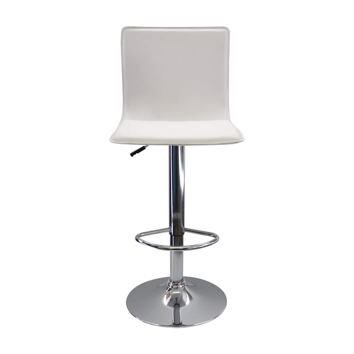 Silla de barra wave alta color blanco