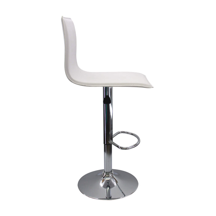 Silla de barra wave alta color blanco