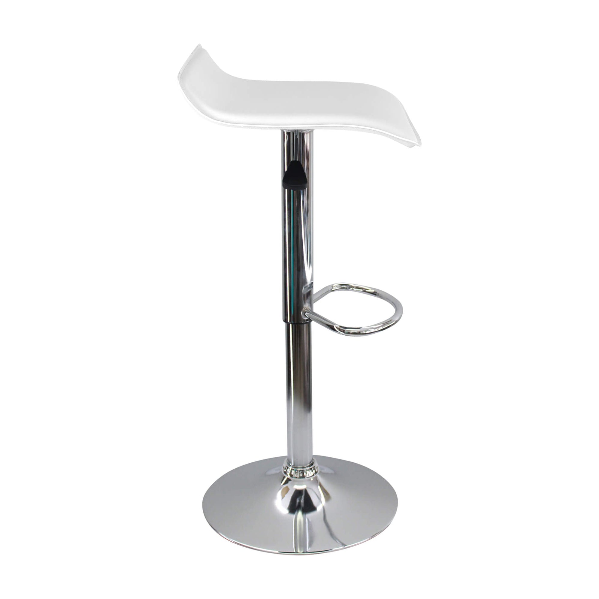 Silla de barra wave color blanco - Madecentro