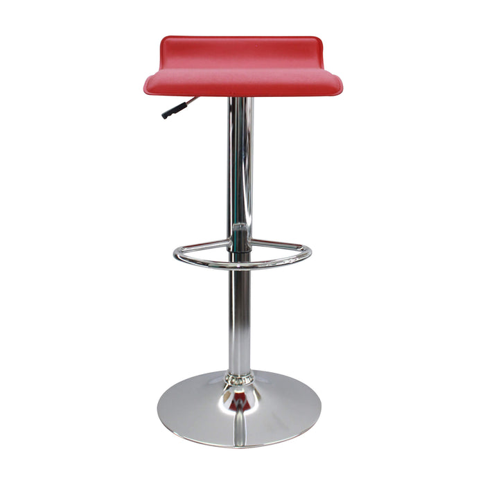 Silla de barra wave color rojo