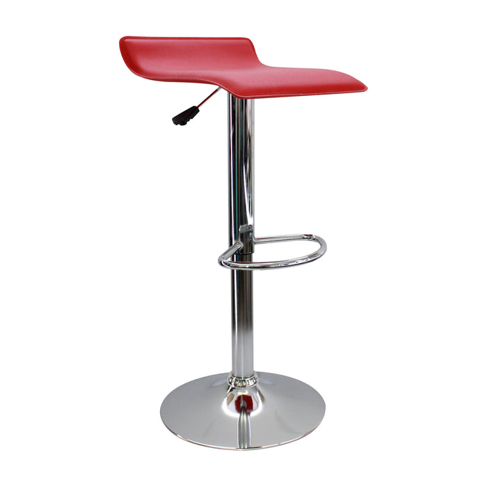 Silla de barra wave color rojo