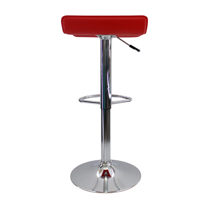 Silla de barra wave color rojo