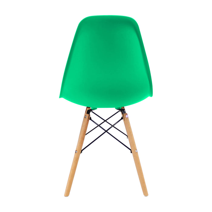 Silla de comedor DKR tipo Eames color verde menta