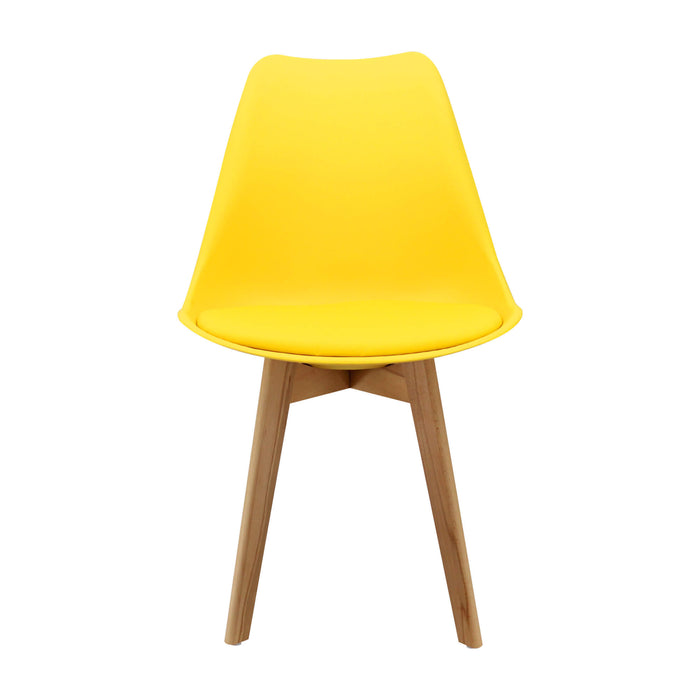 Silla de comedor Joly color amarillo