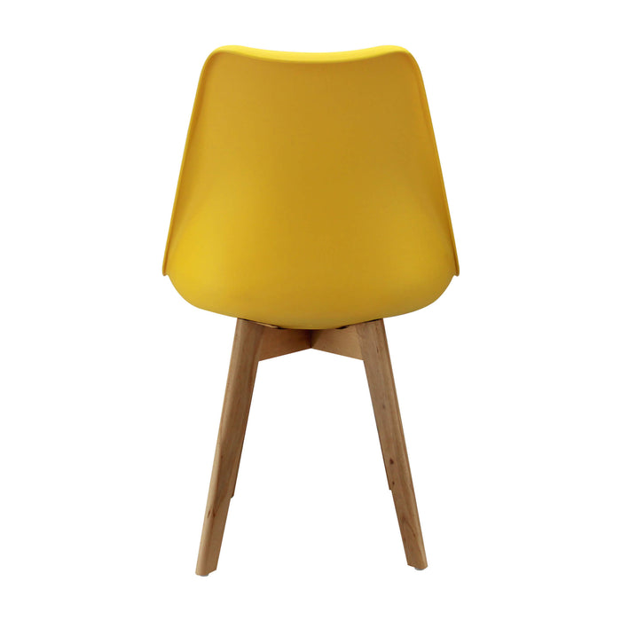 Silla de comedor Joly color amarillo