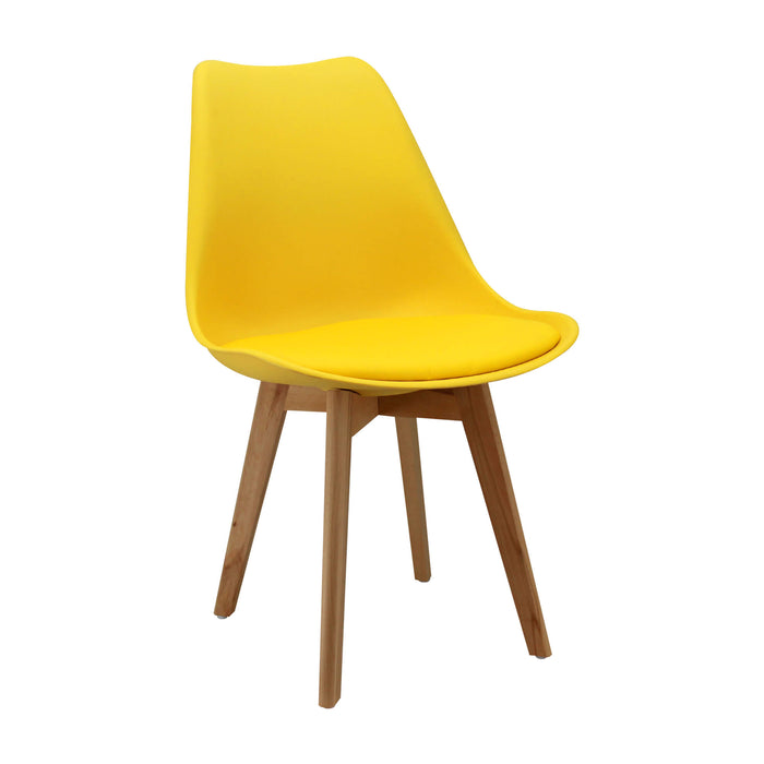 Silla de comedor Joly color amarillo