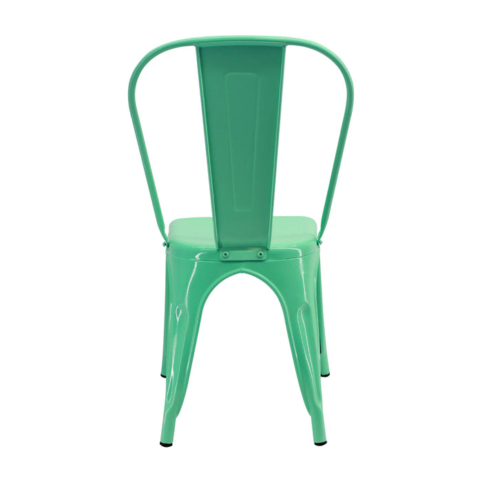 Silla de comedor tolix  color verde menta