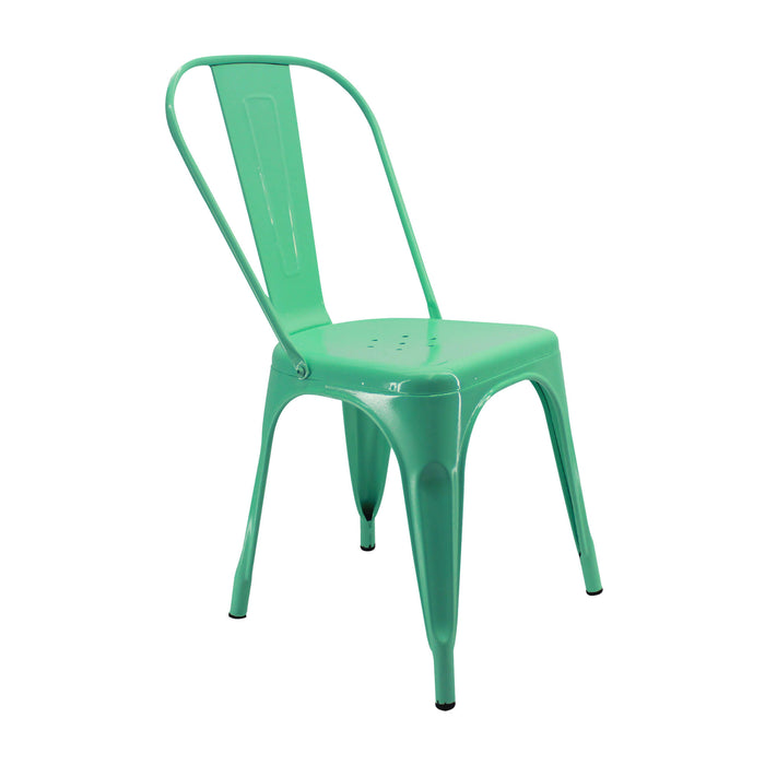 Silla de comedor tolix  color verde menta