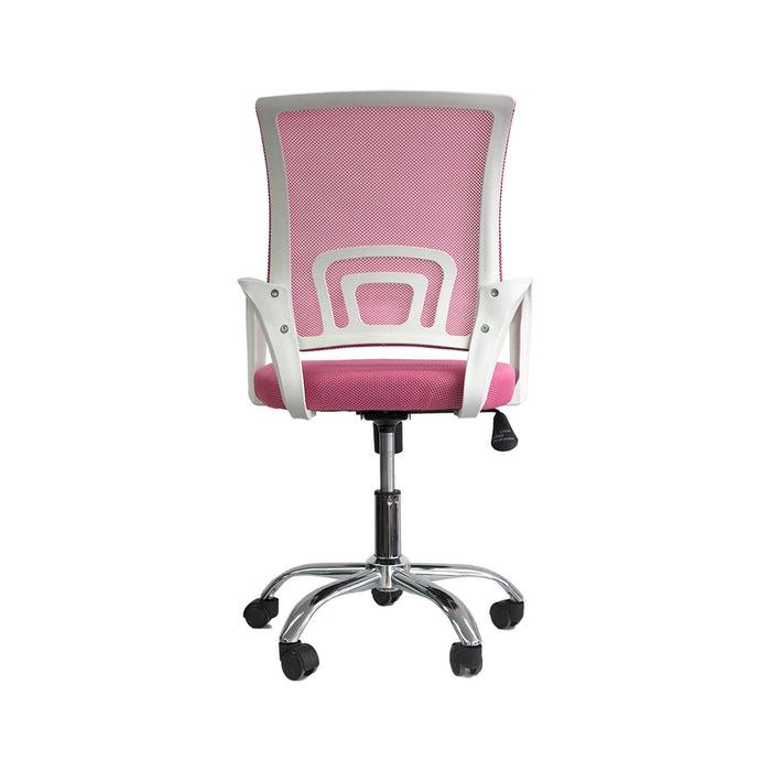 silla de escritorio tok color rosado