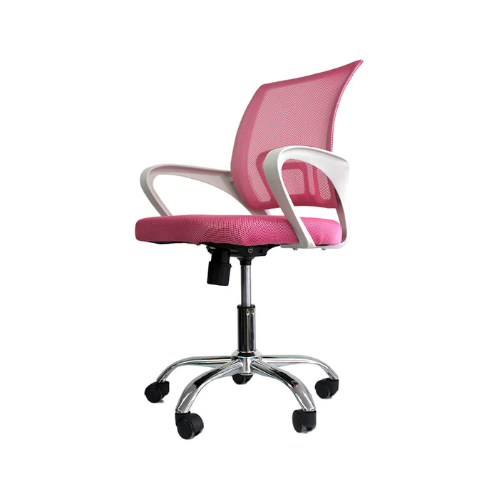 silla de escritorio tok color rosado