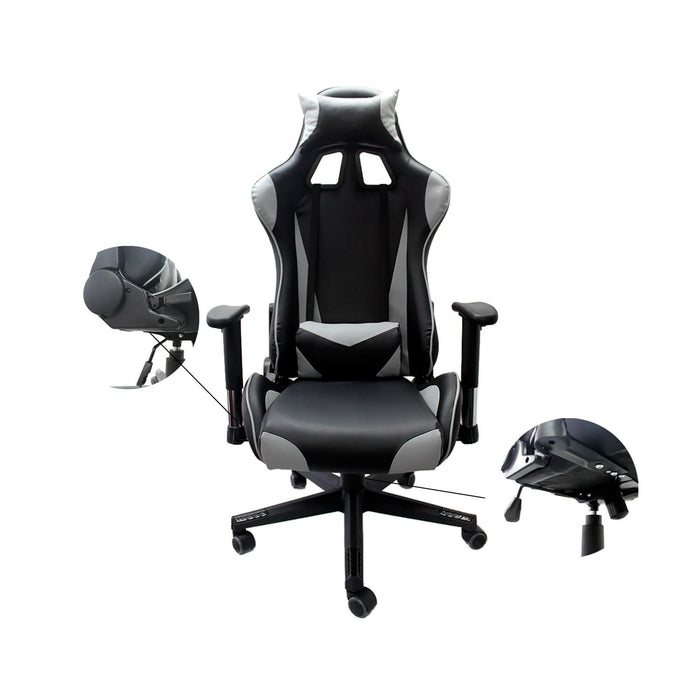 Silla gamer F16 color gris