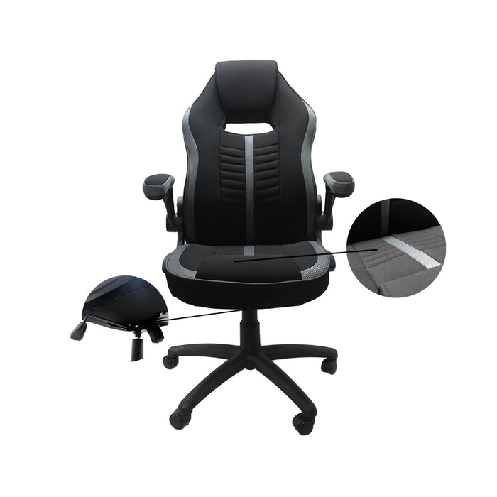 Silla gamer topgun 3351 color gris