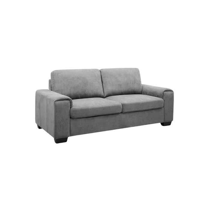 Sofá berlín 2 puestos gris tela pet friendly anti fluidos 182x88x80 cm