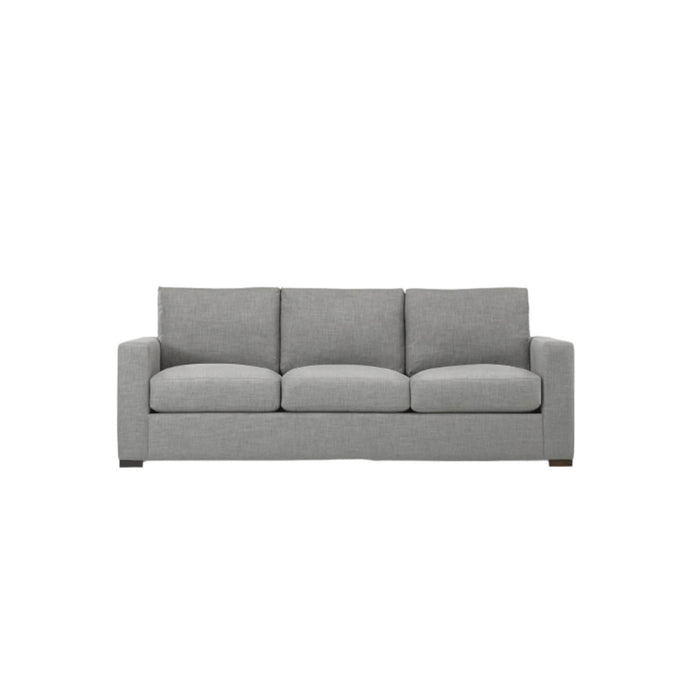 Sofá calisto 3 puestos beige tela anti fluidos 210x85x80 cm