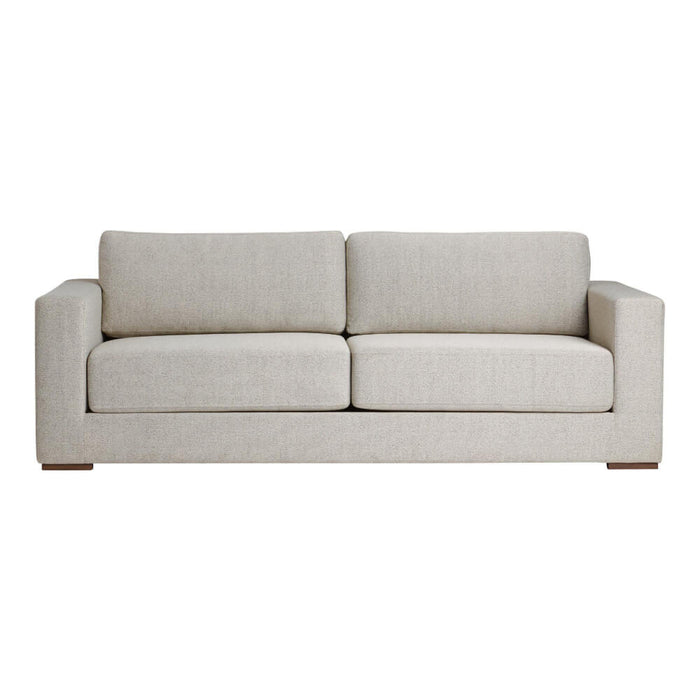 Sofá calliope 3 puestos gris tela anti fluidos 200x90x85 cm