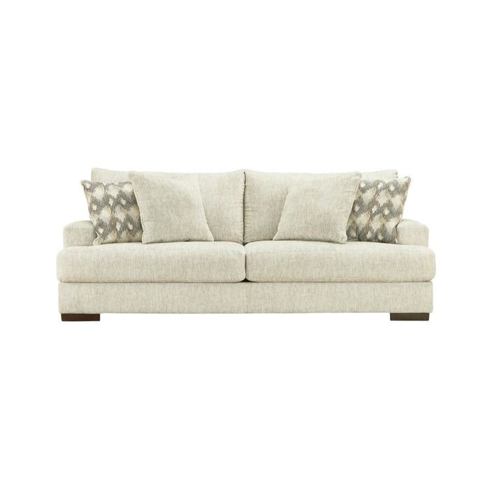 Sofá atlas 4 puestos beige tela anti fluidos 238x101x96 cm