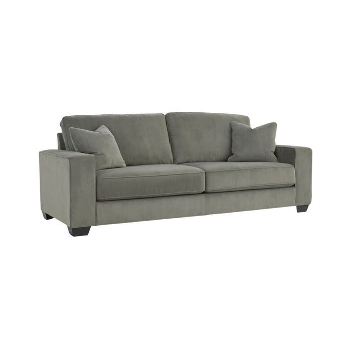 Sofá eclipse 4 puestos gris tela anti fluidos 238x101x96 cm