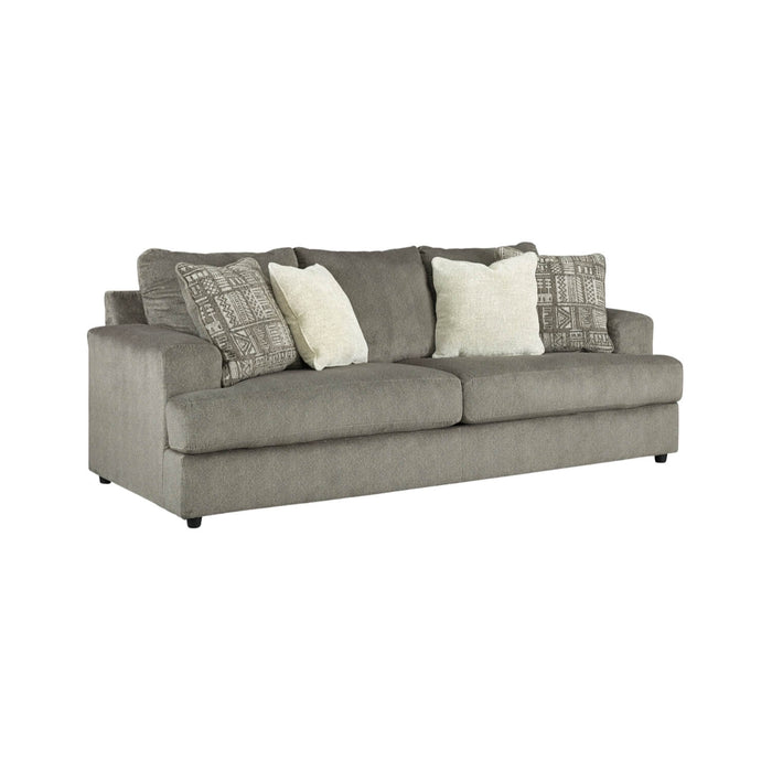 Sofá dafne 4 puestos gris tela anti fluidos 243x101x99 cm