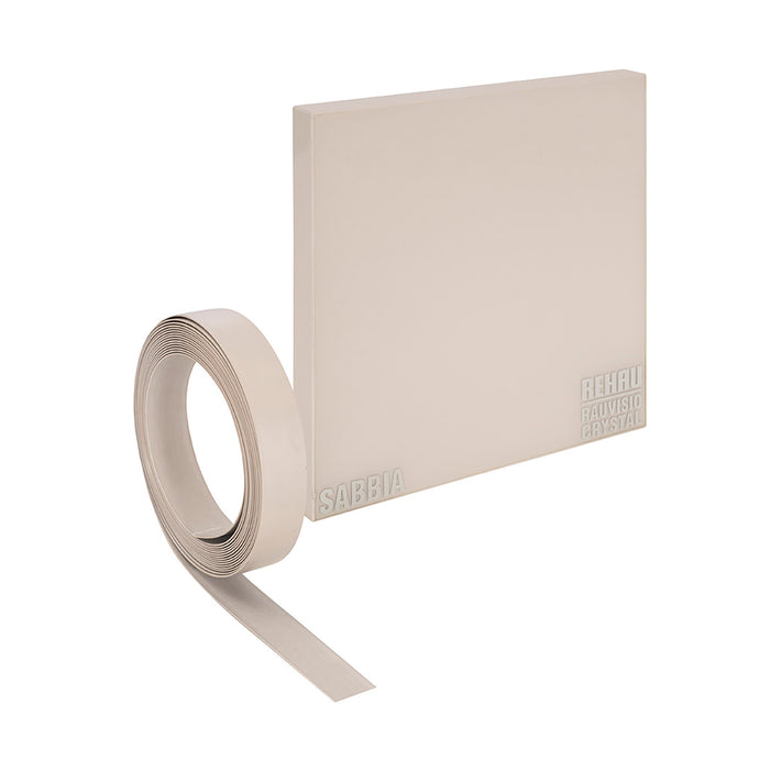 Canto semirigido mirror gloss color  sabbia