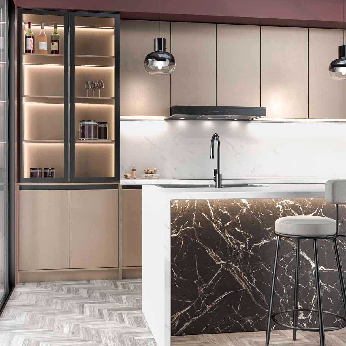 Tablero aglomerado melamina Ambar RH marca Pelikano